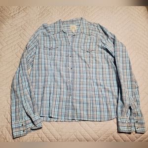 Aeropostale long sleeved button down top